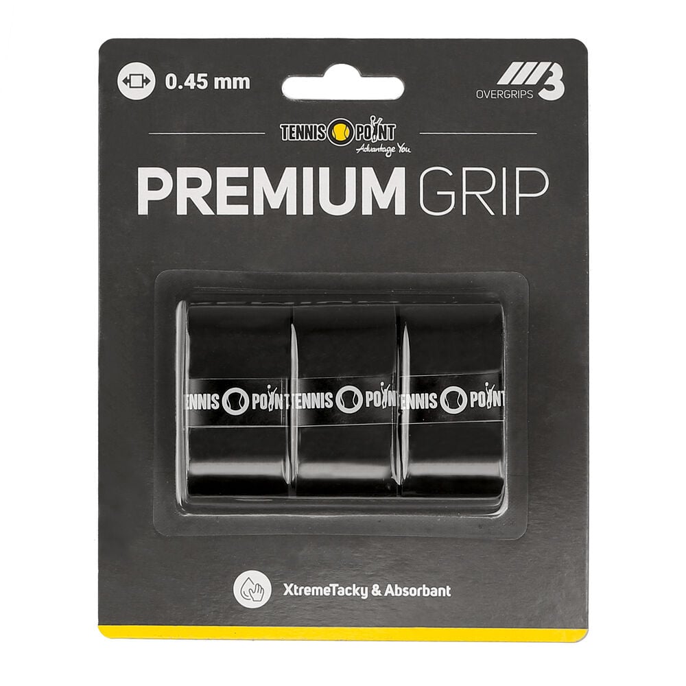 Tennis-Point Premium Grip 3er Pack