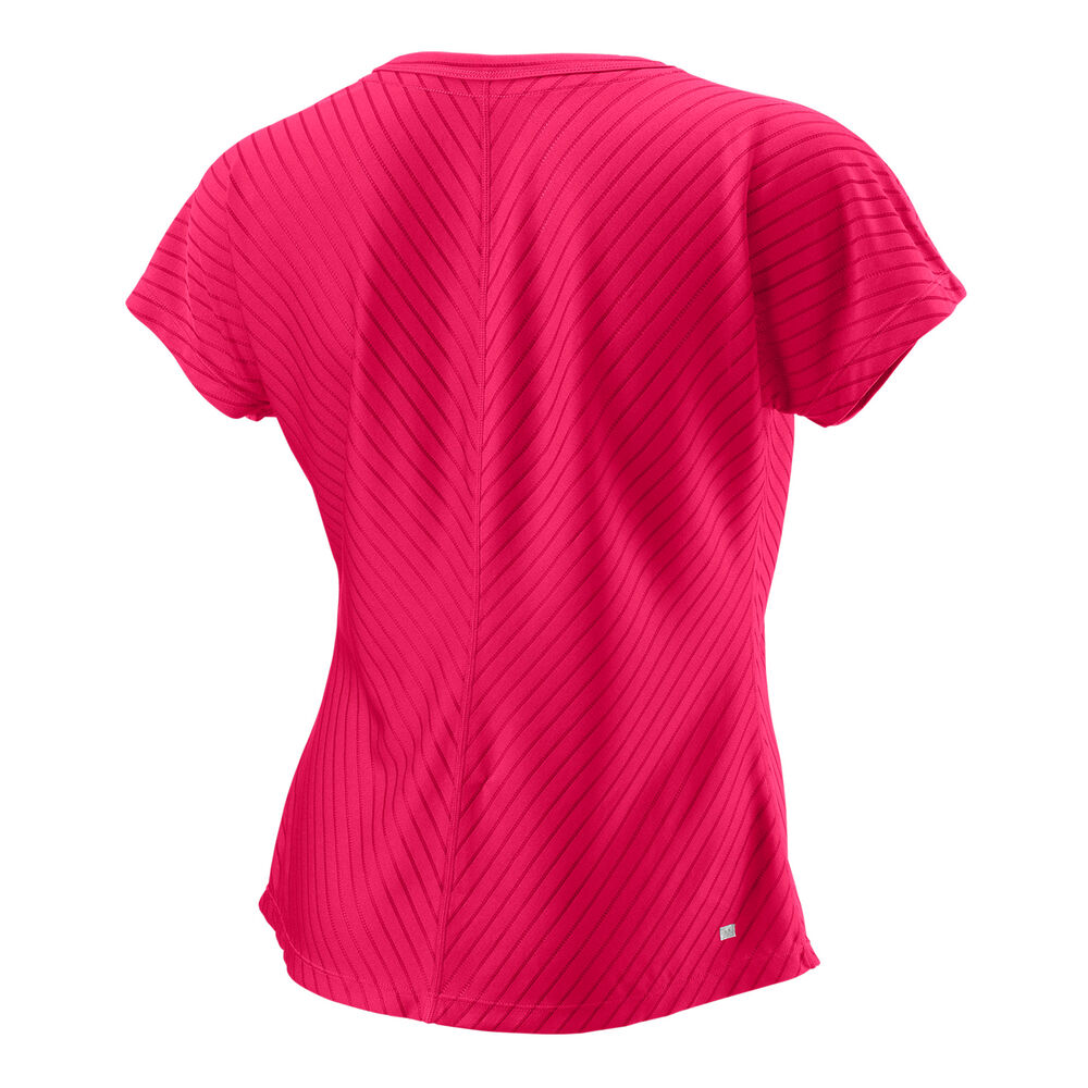 Wilson Training V-Neck II T-Shirt Damen in pink