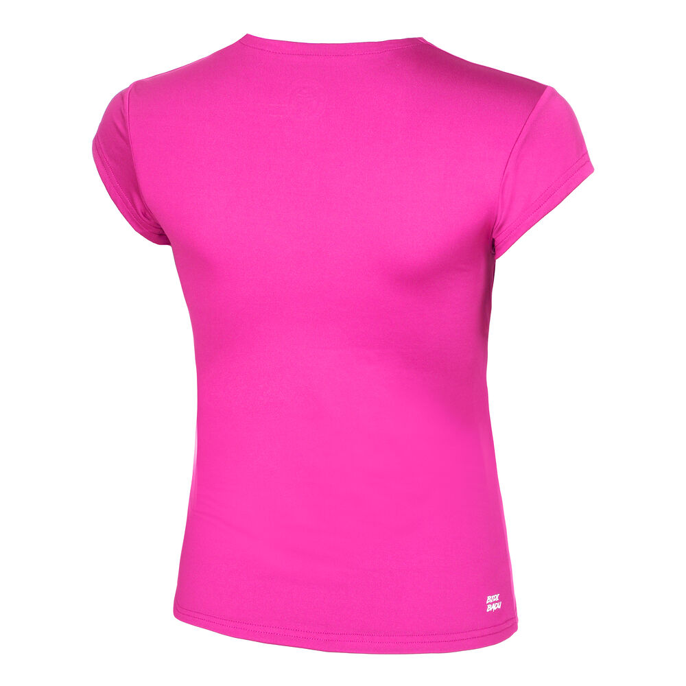 BIDI BADU Crew V-Neck T-Shirt Damen in pink, Größe: L