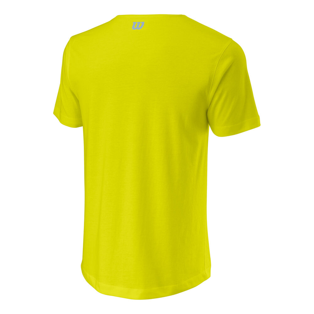 Wilson Stacked Tech T-Shirt Herren in gelb