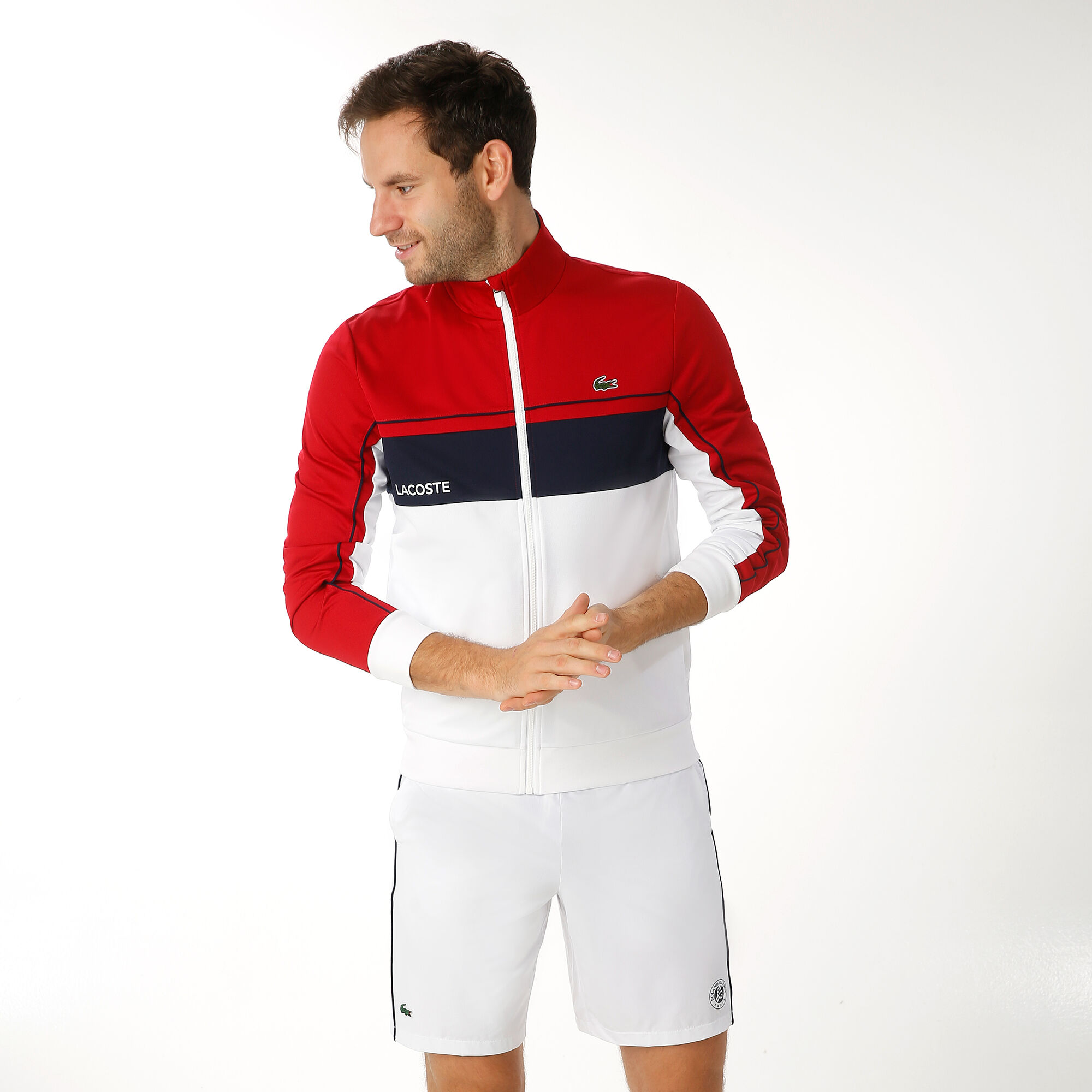 Weiß, online Rot Trainingsjacke Point Tennis DE Herren Lacoste kaufen |