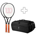 Wilson 2 x RF 01 PRO FRM plus Schlägertasche