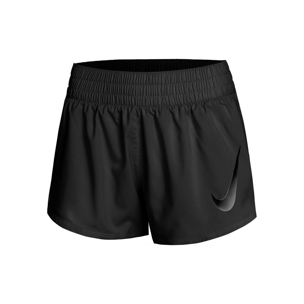 Nike Swoosh Veneer Shorts Damen in schwarz, Größe: M