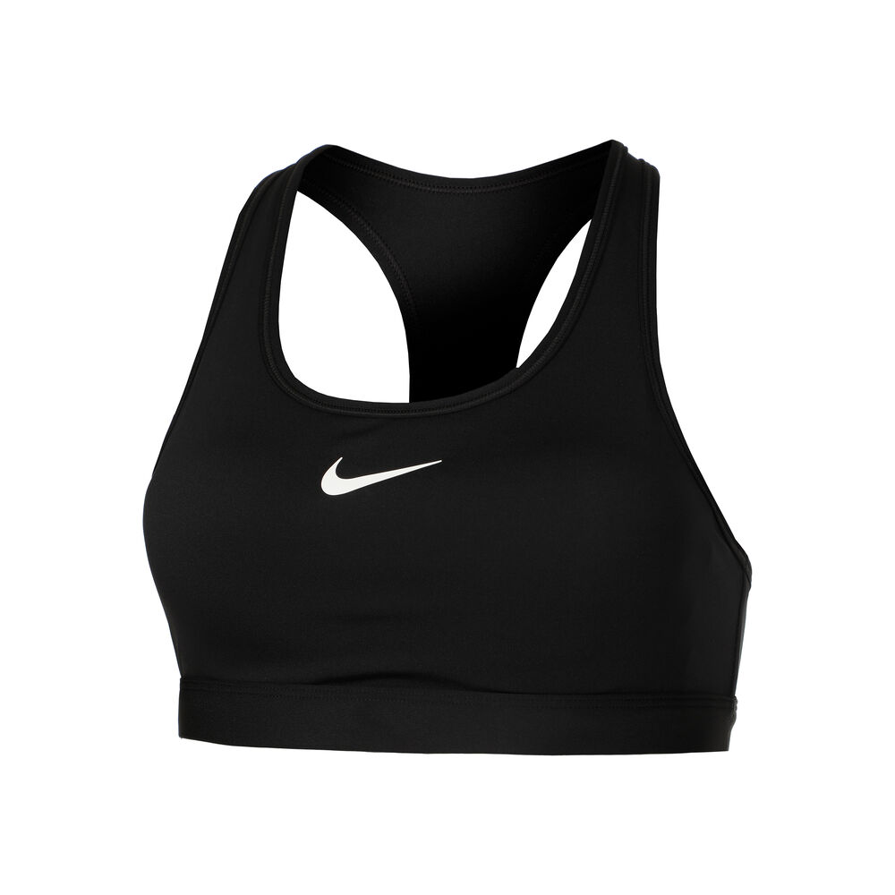 Nike Swoosh Medium Sport-BH Damen in schwarz, Größe: XL