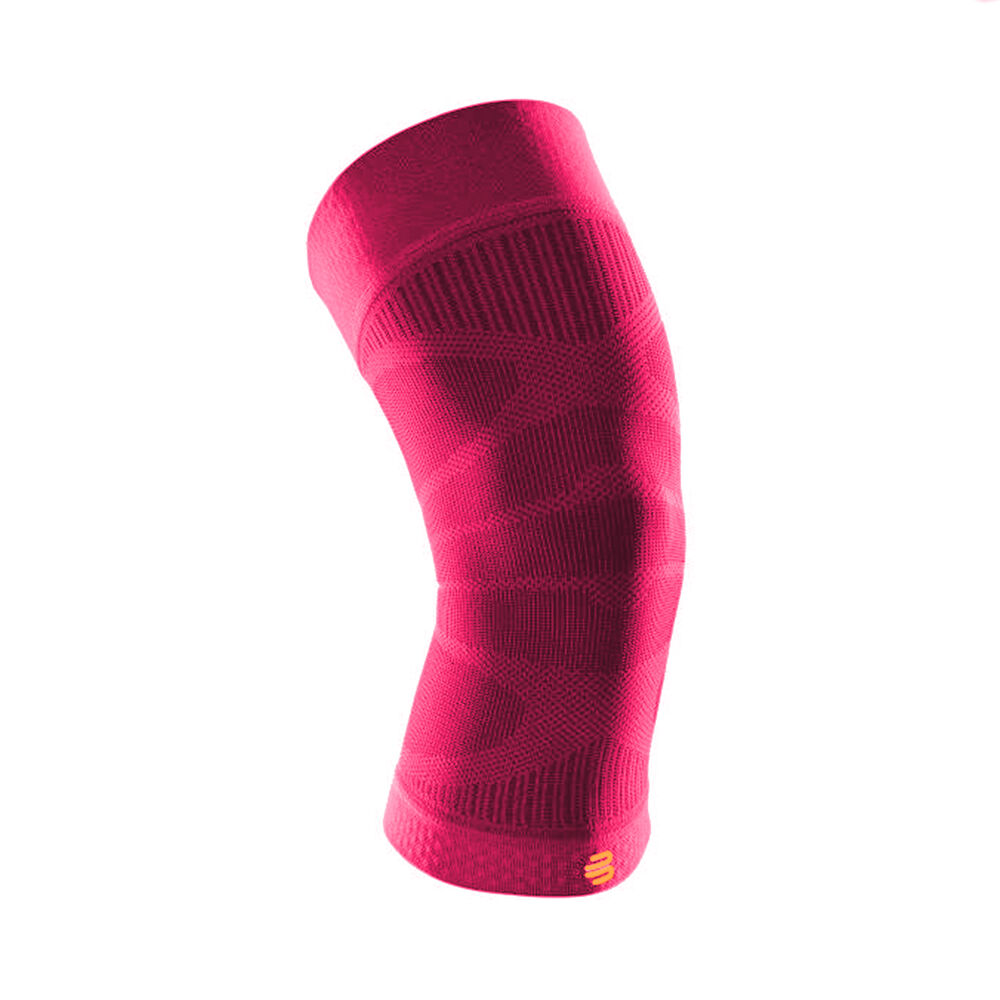 Bauerfeind Sports Compression Knee Support Kniebandage in pink, Größe: L