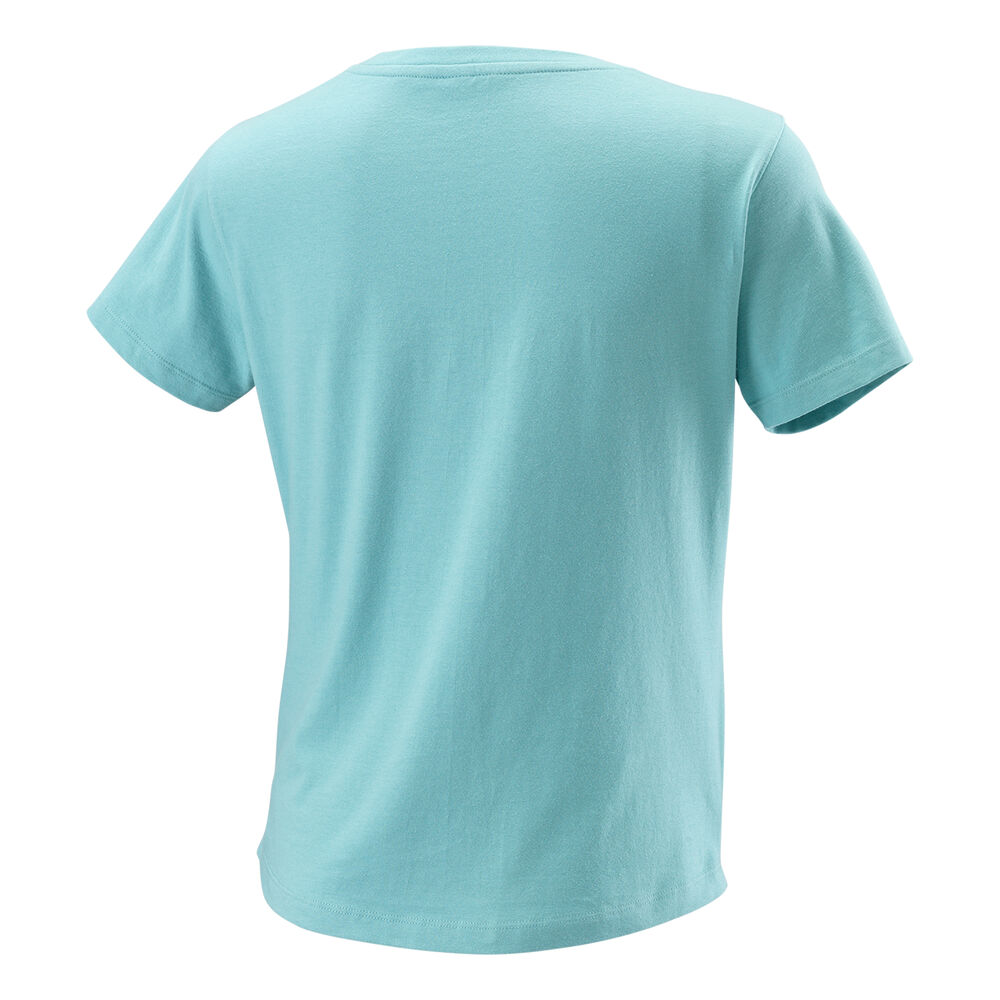 Wilson Sript Eco T-Shirt Damen in blau