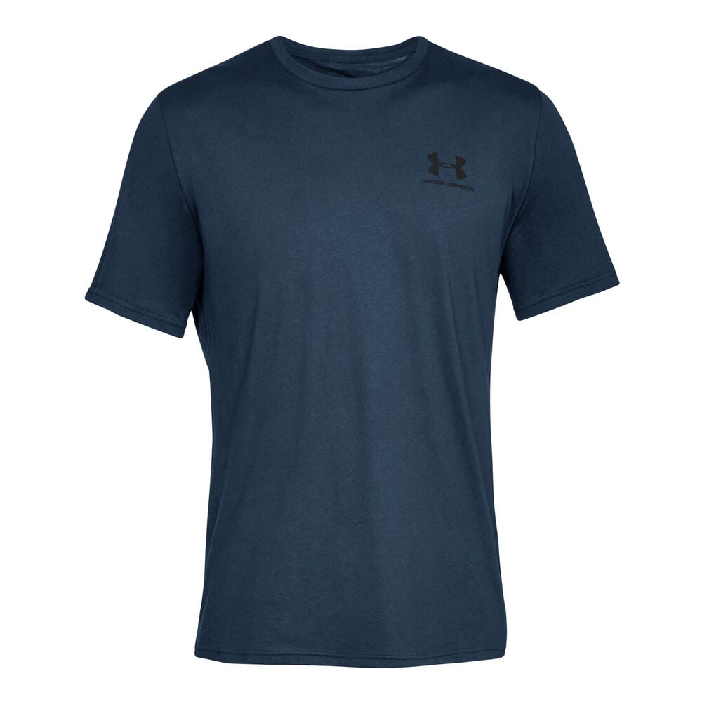 Under Armour Sportstyle Left Chest T-Shirt Herren in dunkelblau, Größe: XL