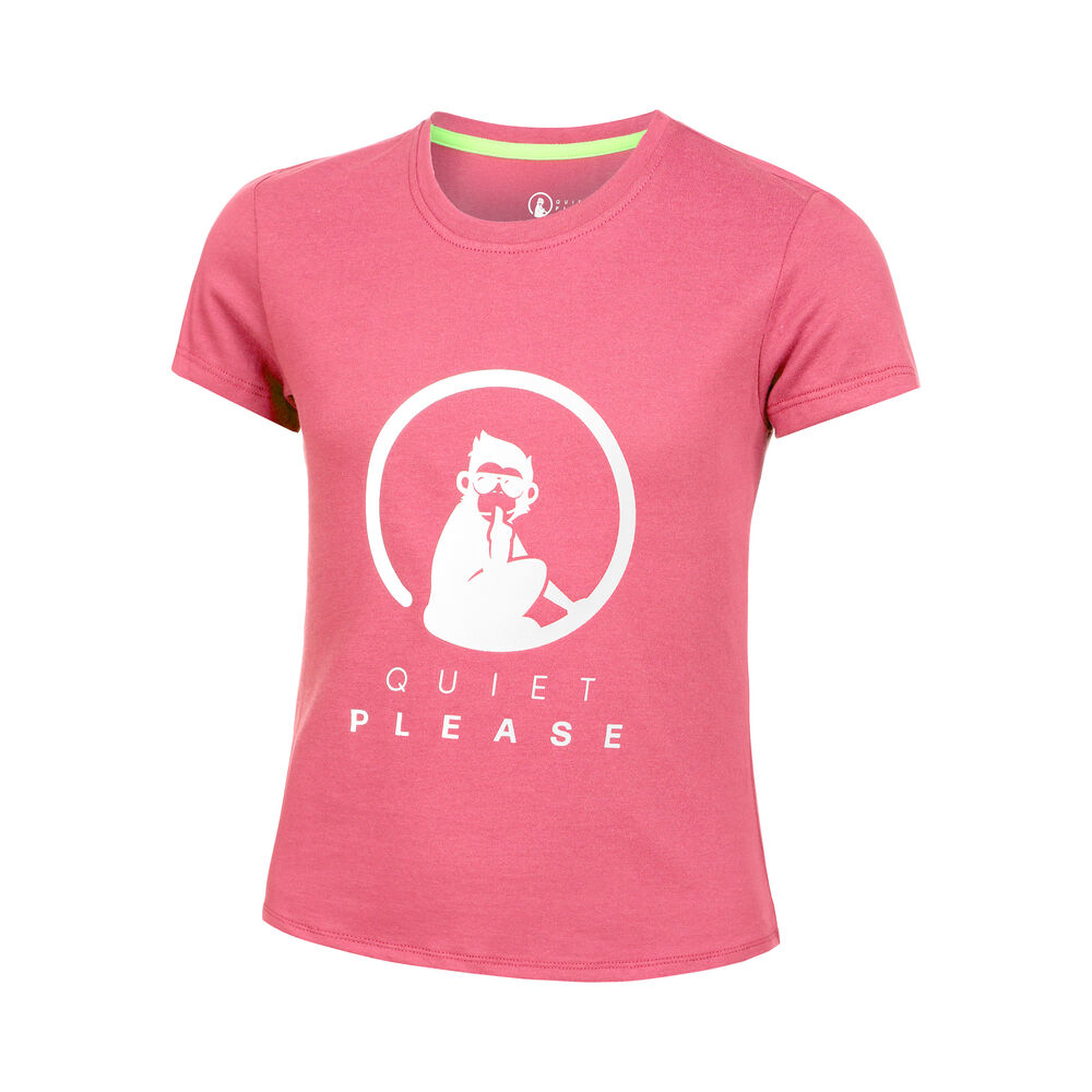 Quiet Please Baseline Logo T-Shirt Mädchen in pink, Größe: 164