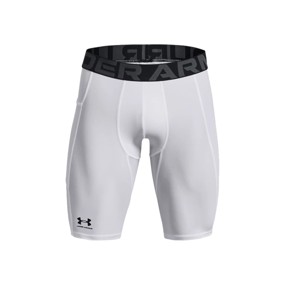 Under Armour Heatgear Long Shorts Herren in weiß, Größe: XL