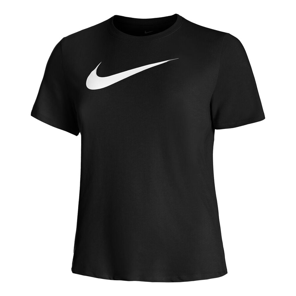 Nike Dri-Fit Swoosh T-Shirt Damen in schwarz