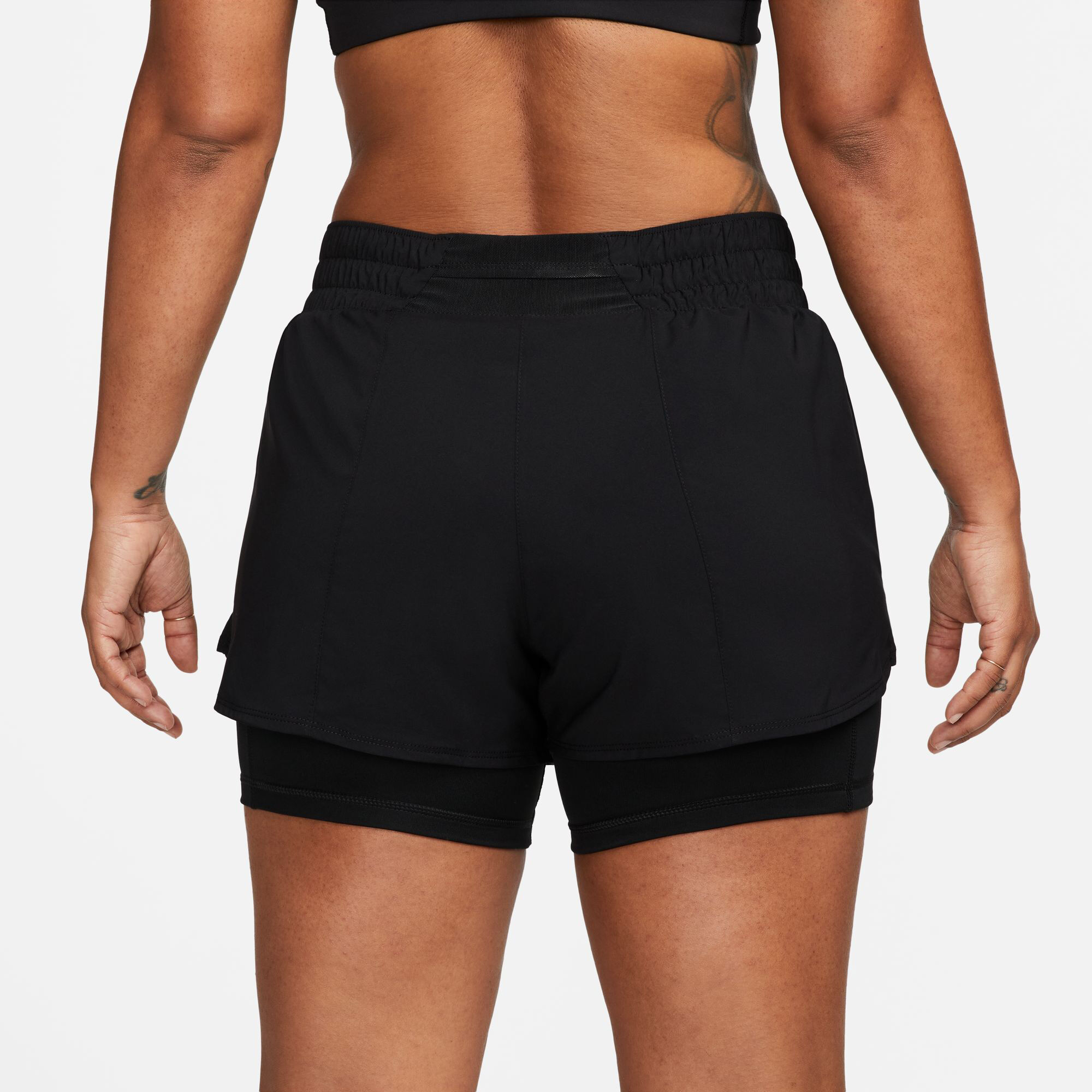 Nike Dri-Fit One MR 2in1 DE Point | online kaufen Schwarz Shorts Tennis Damen