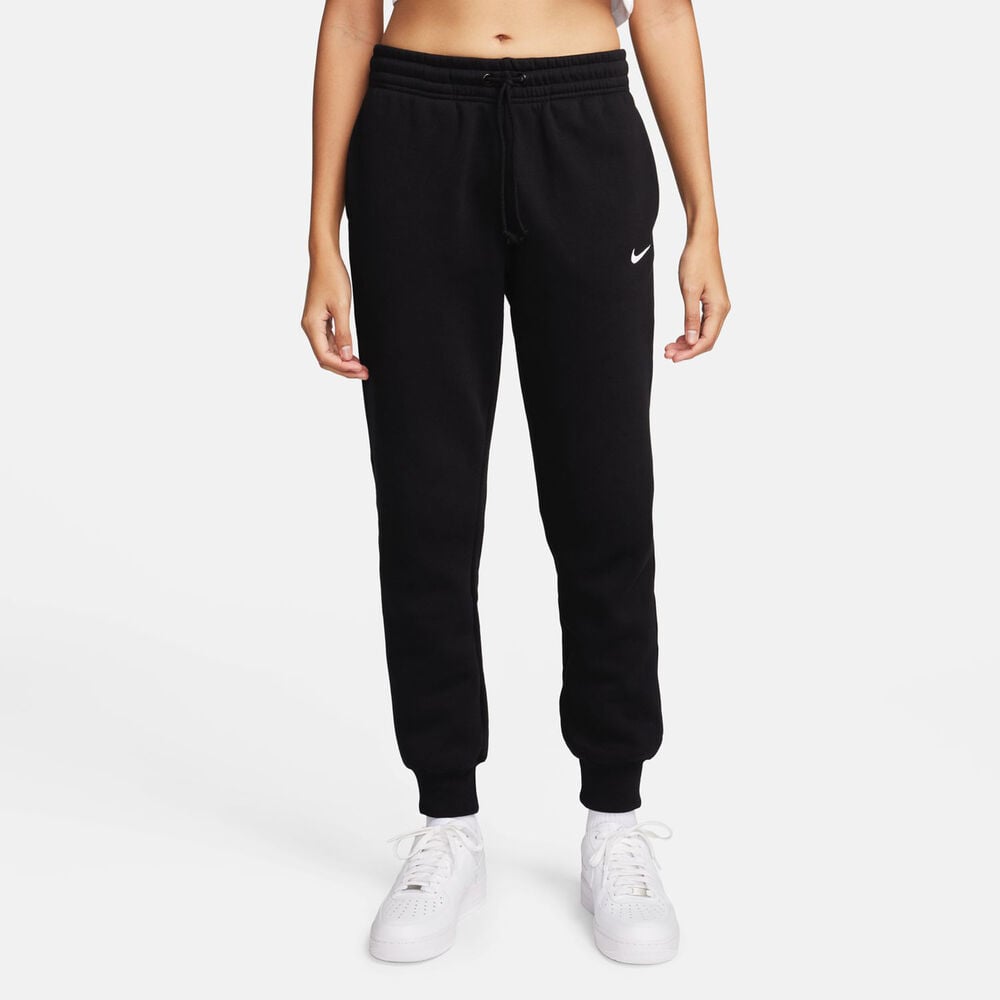Nike PHNX Fleece Mid-Rise Standard Trainingshose Damen in schwarz, Größe: L