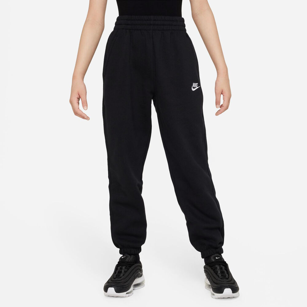 Nike Club Fleece Loose Trainingshose Mädchen in schwarz, Größe: M