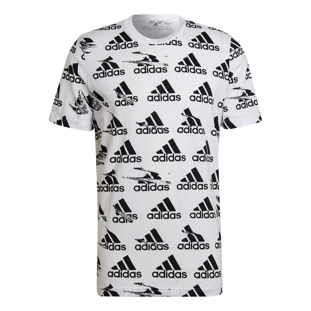 adidas Big Logo T-Shirt Herren in weiß, Größe: XS