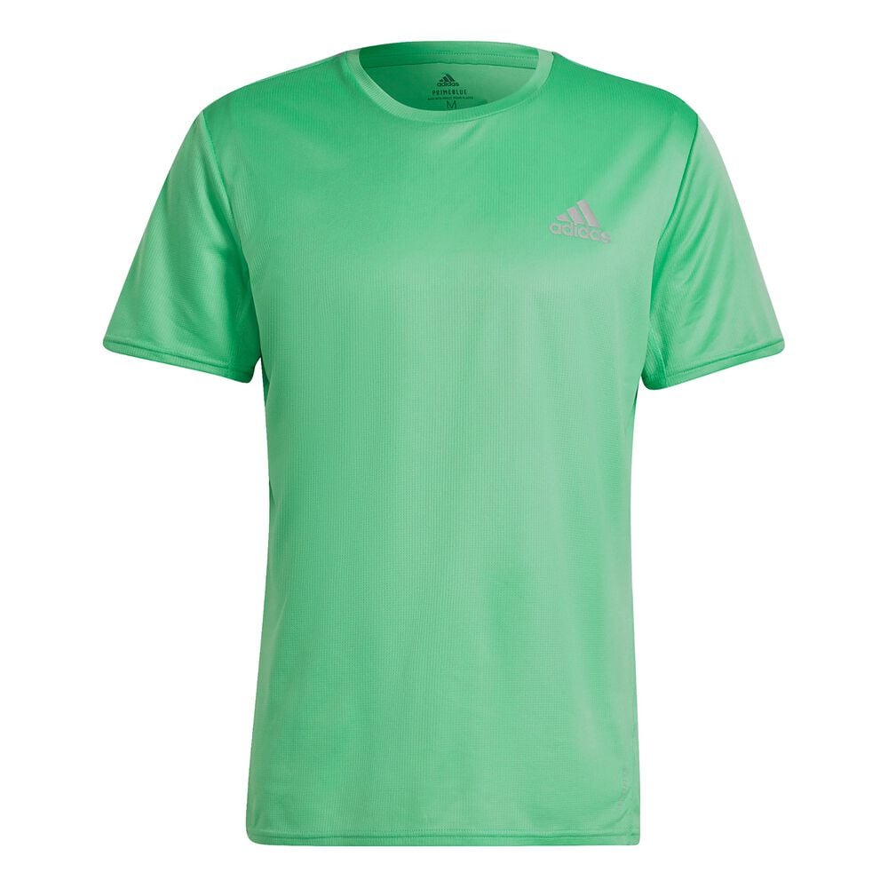 adidas Primeblue T-Shirt Herren in grün, Größe: S