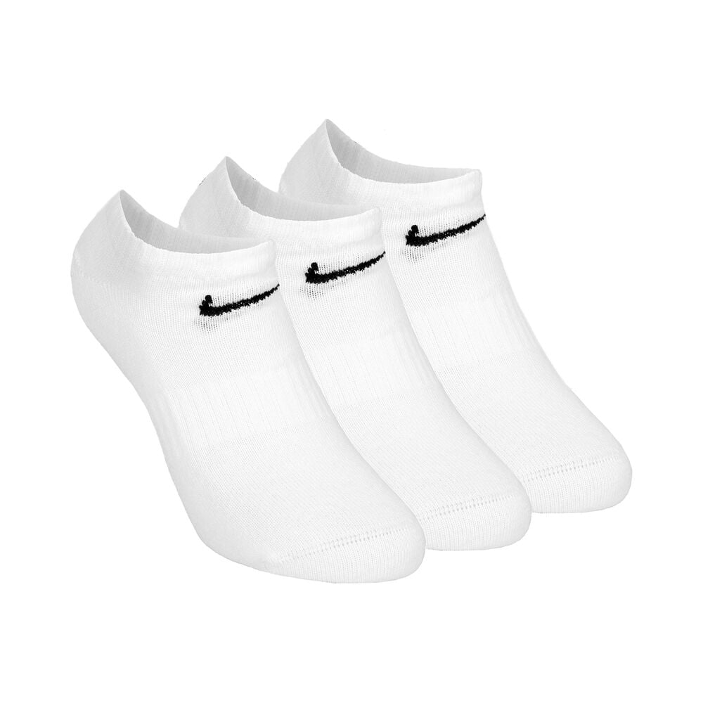 Nike Everyday Lightweight NoShow Sportsocken 3er Pack in weiß, Größe: 42-46