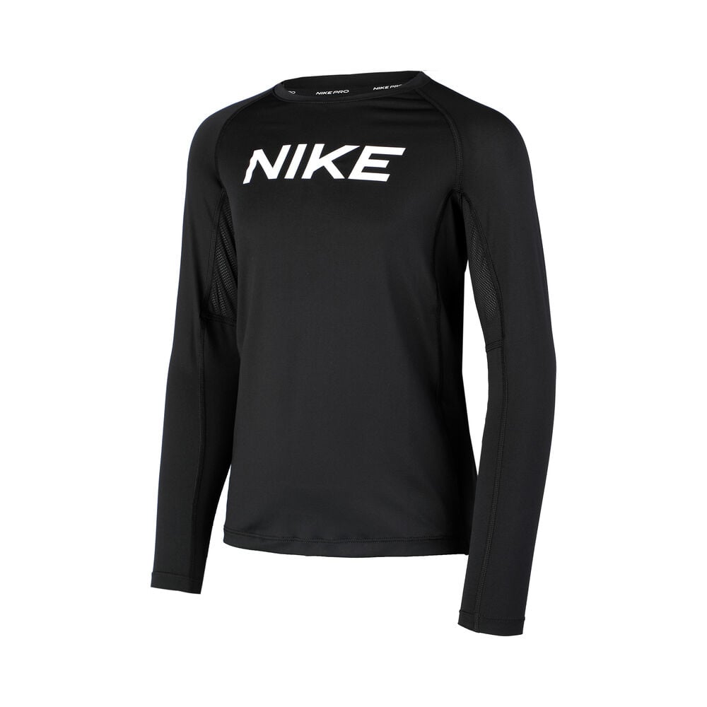 Nike Dri-Fit Pro Longsleeve Jungen in schwarz, Größe: S