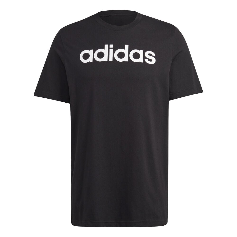 adidas LIN Singel Jersey T-Shirt Herren in schwarz, Größe: M