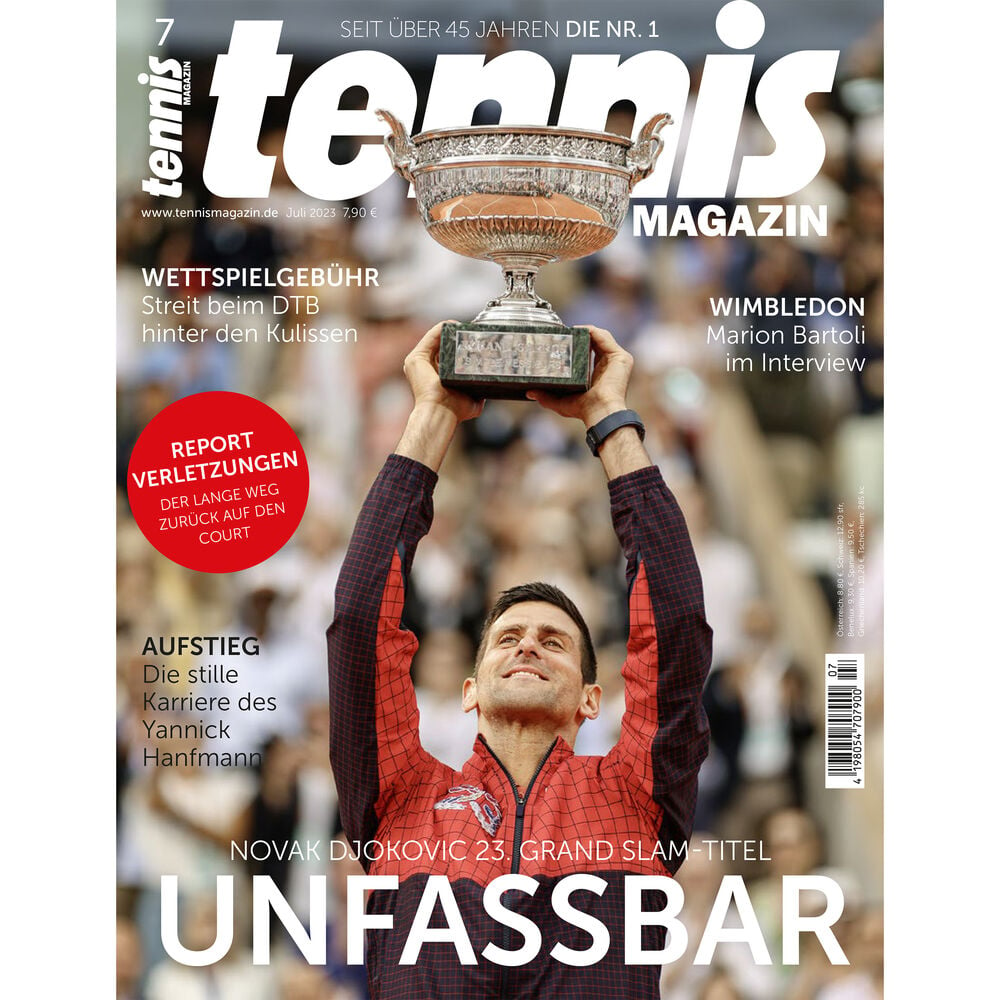 Tennis Magazin Juli 2023 Zeitschrift