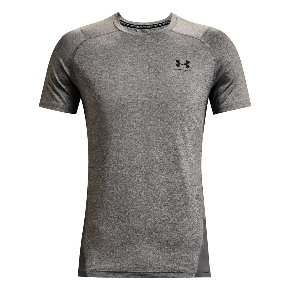 Under Armour Heatgear Fitted T-Shirt Herren in grau, Größe: XL