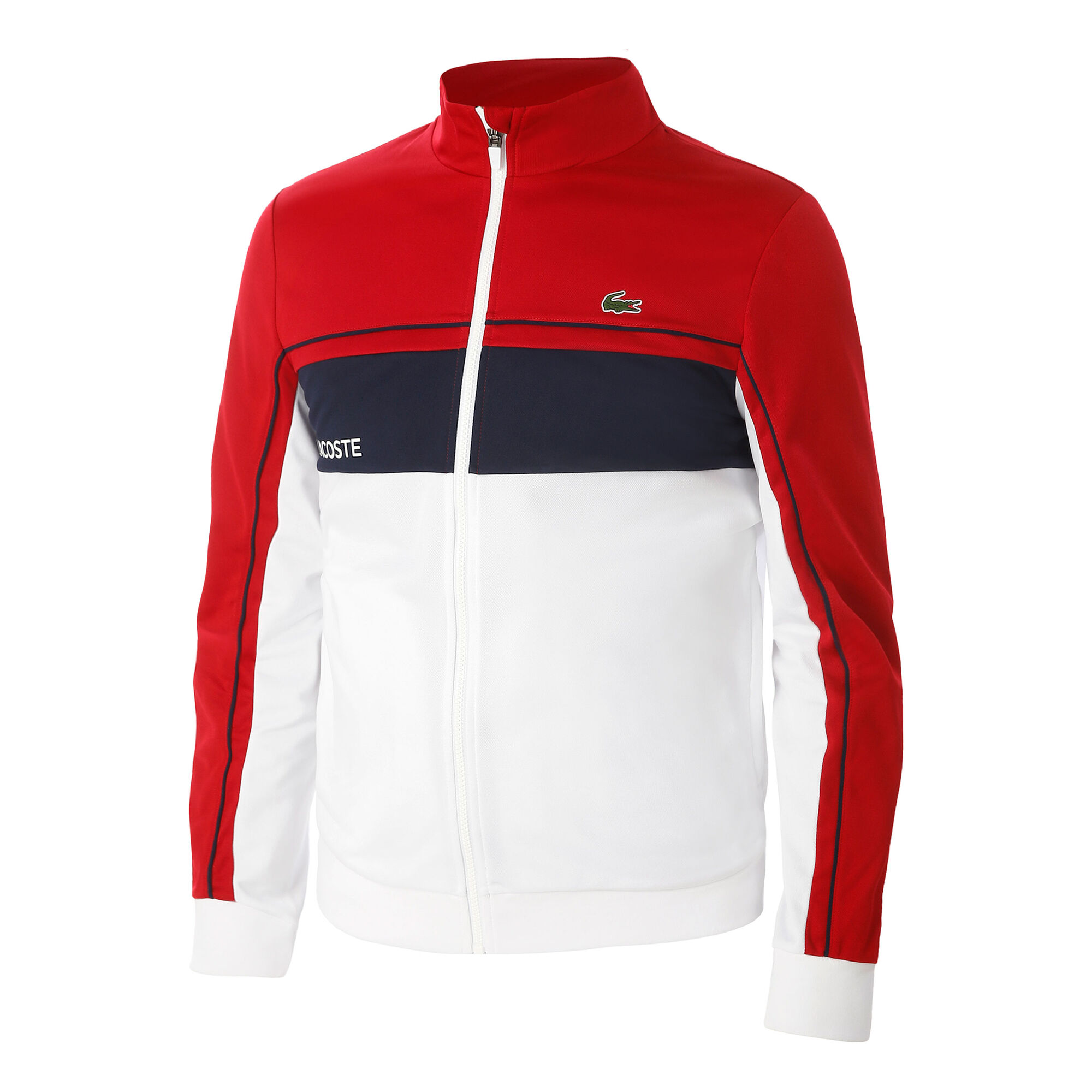 Trainingsjacke Weiß, Lacoste kaufen | Point Tennis DE Herren online Rot