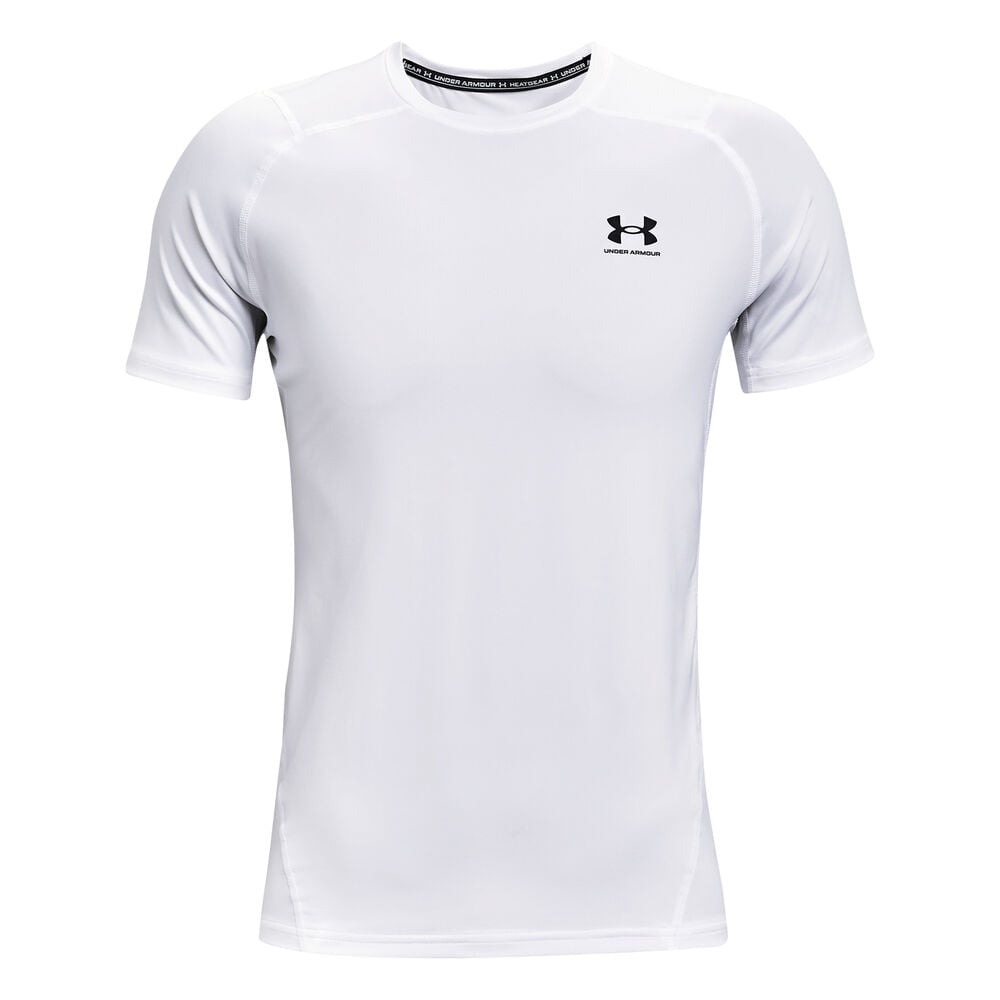 Under Armour Heatgear Fitted T-Shirt Herren in weiß, Größe: M