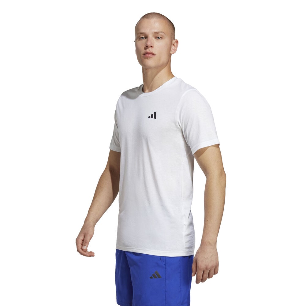 adidas Essentials Train Feelready Training T-Shirt Herren in weiß, Größe: XL