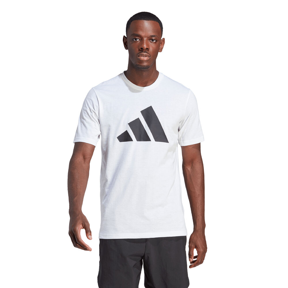 adidas Training-Essentials Feel Ready Logo T-Shirt Herren in weiß