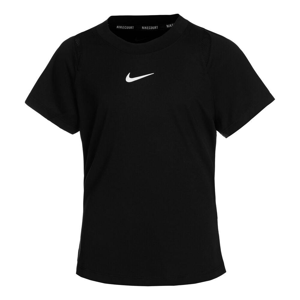 Nike Court Dri-Fit Advantage T-Shirt Damen in schwarz, Größe: L