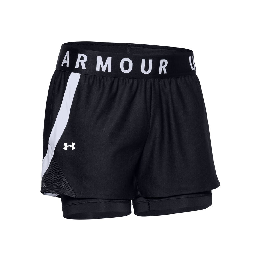Under Armour Play Up 2in1 Shorts Damen in schwarz, Größe: XL