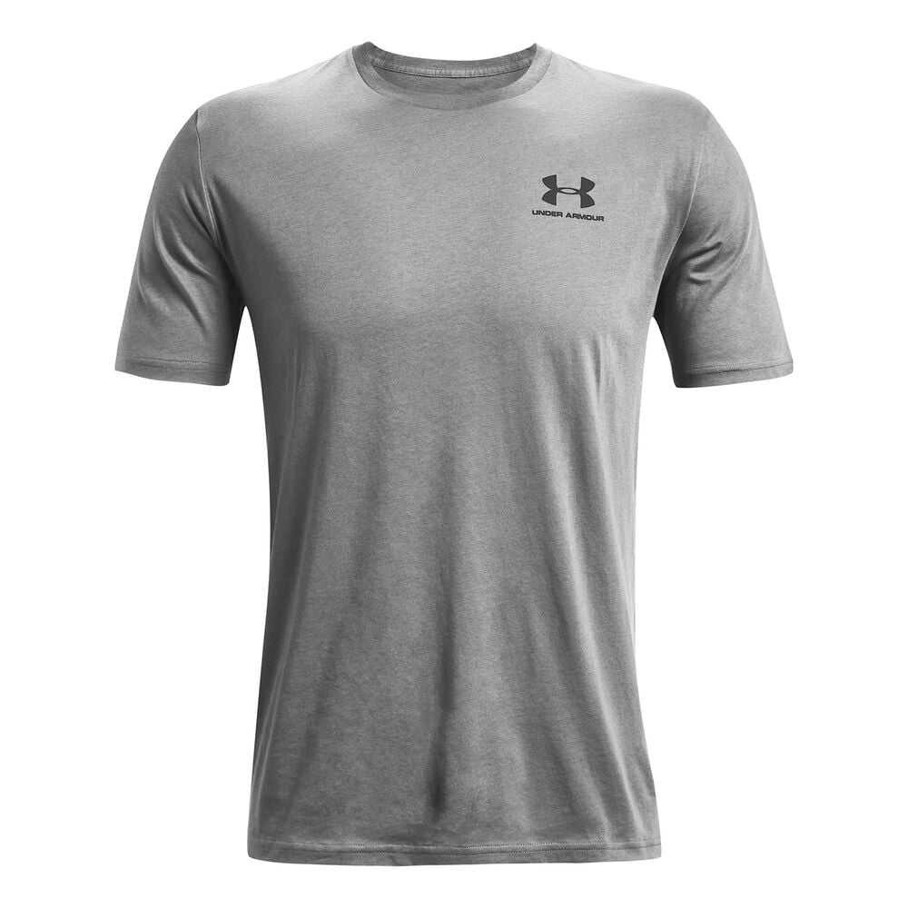 Under Armour Sportstyle Left Chest T-Shirt Herren in grau, Größe: XL