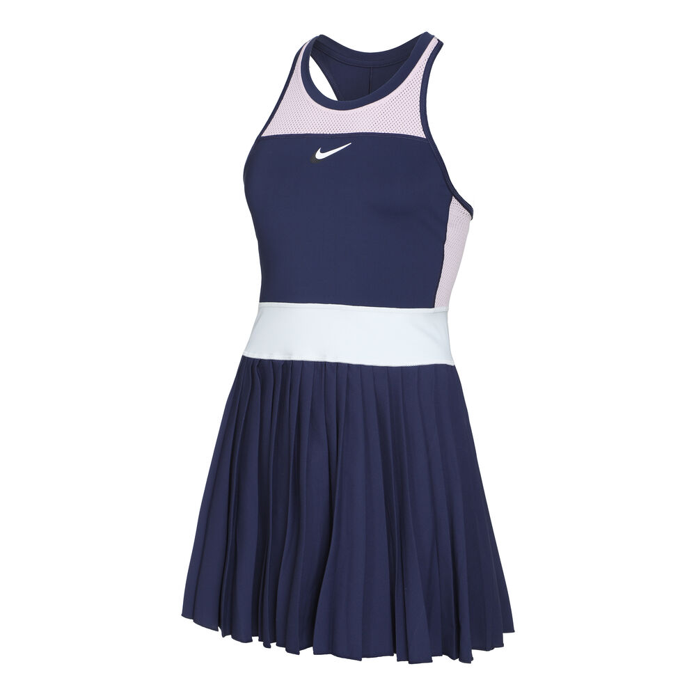 Nike Court Dri-Fit Slam Kleid Damen in dunkelblau, Größe: L