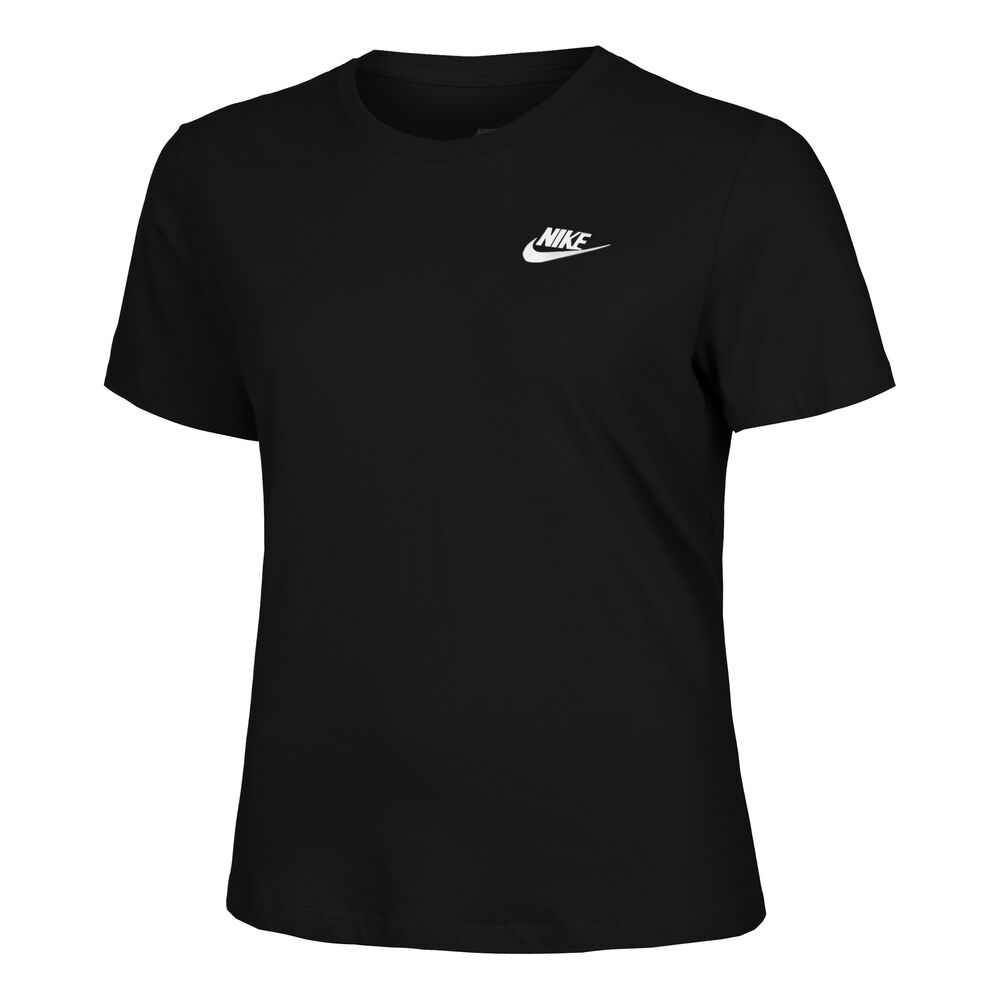 Nike New Sportswear Club T-Shirt Damen in schwarz