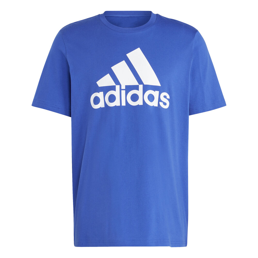adidas Big Logo Single Jersey T-Shirt Herren in blau