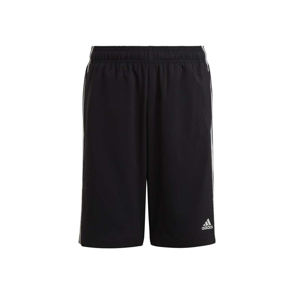 adidas 3-Stripes Woven Shorts Jungen in schwarz, Größe: 140