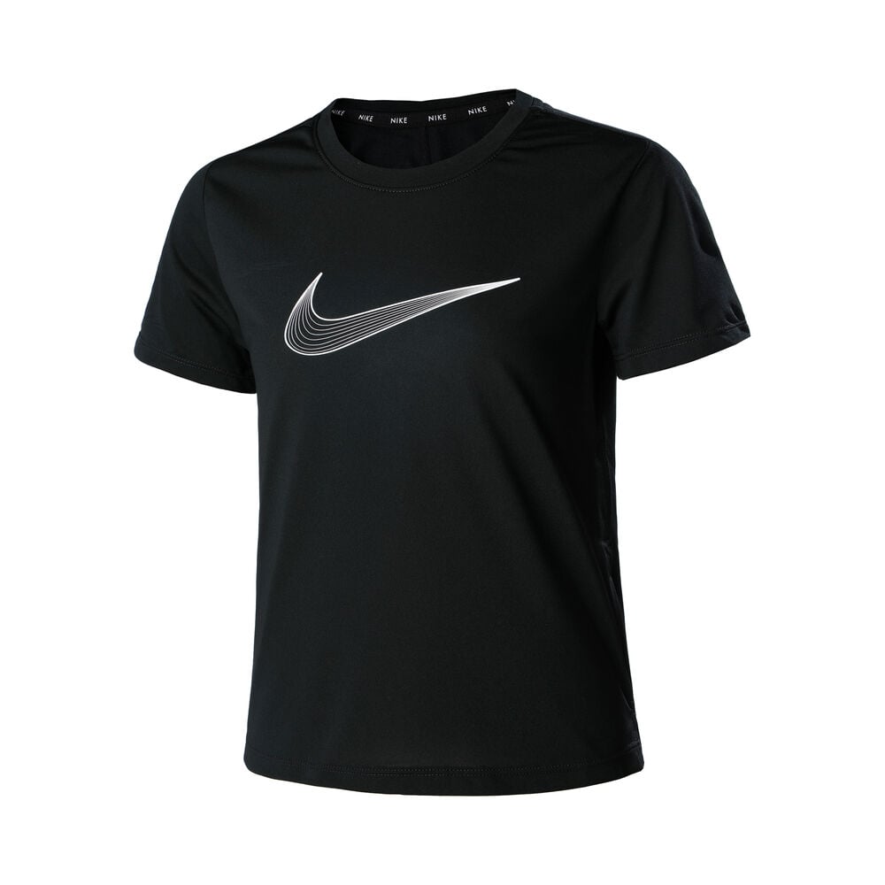 Nike Dri-Fit One Graphic T-Shirt Mädchen in schwarz, Größe: M