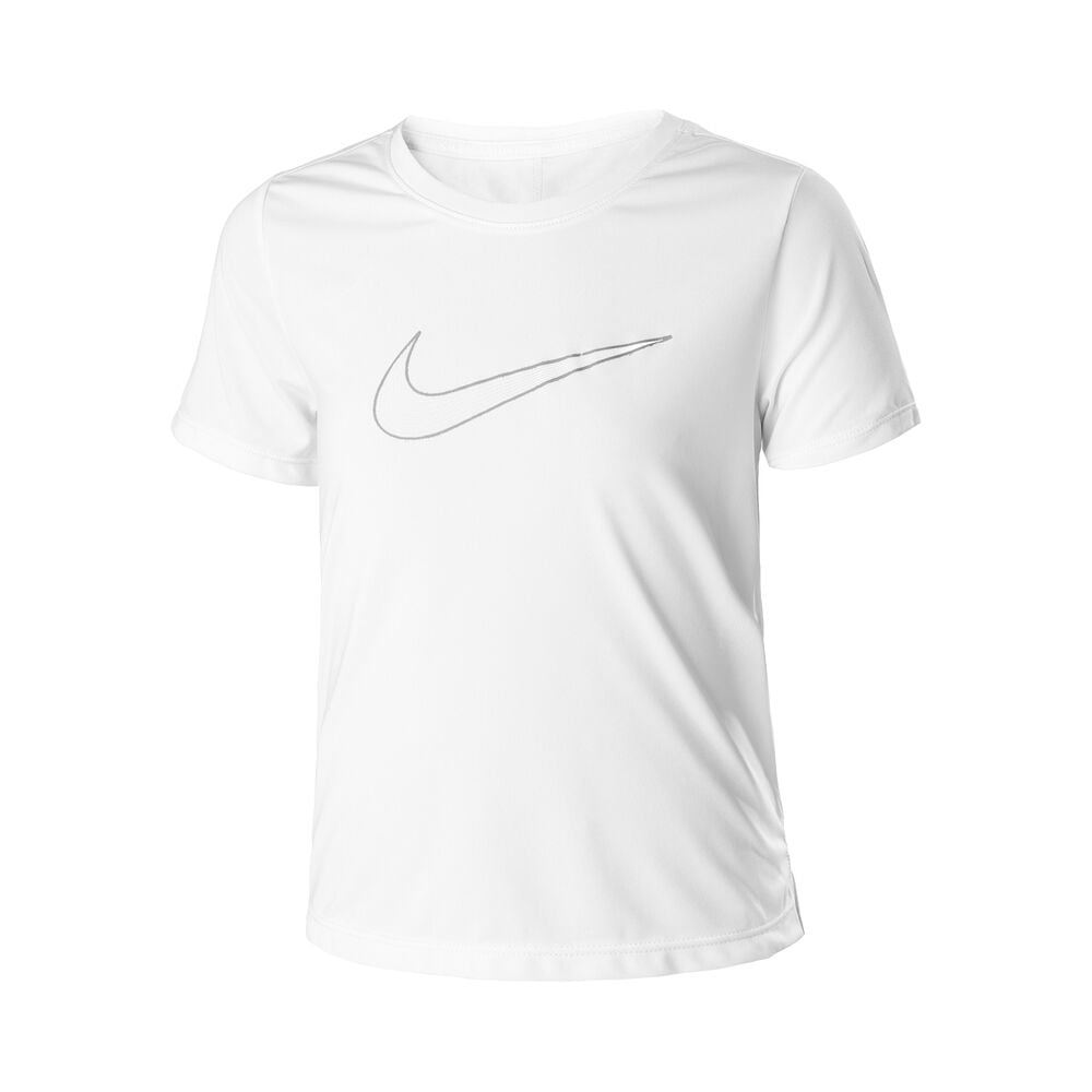 Nike Dri-Fit One Graphic T-Shirt Mädchen in weiß, Größe: M