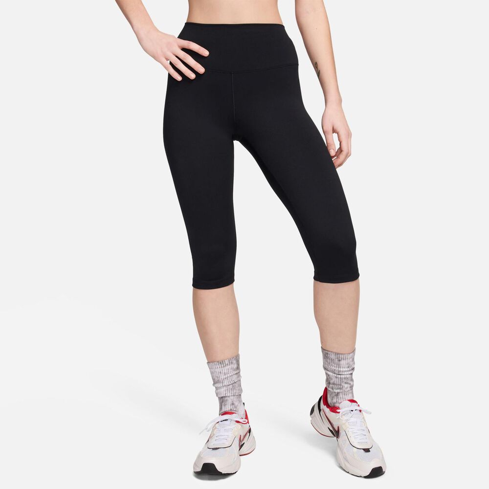 Nike Dri-Fit One High-Waisted Capri Tight Damen in schwarz