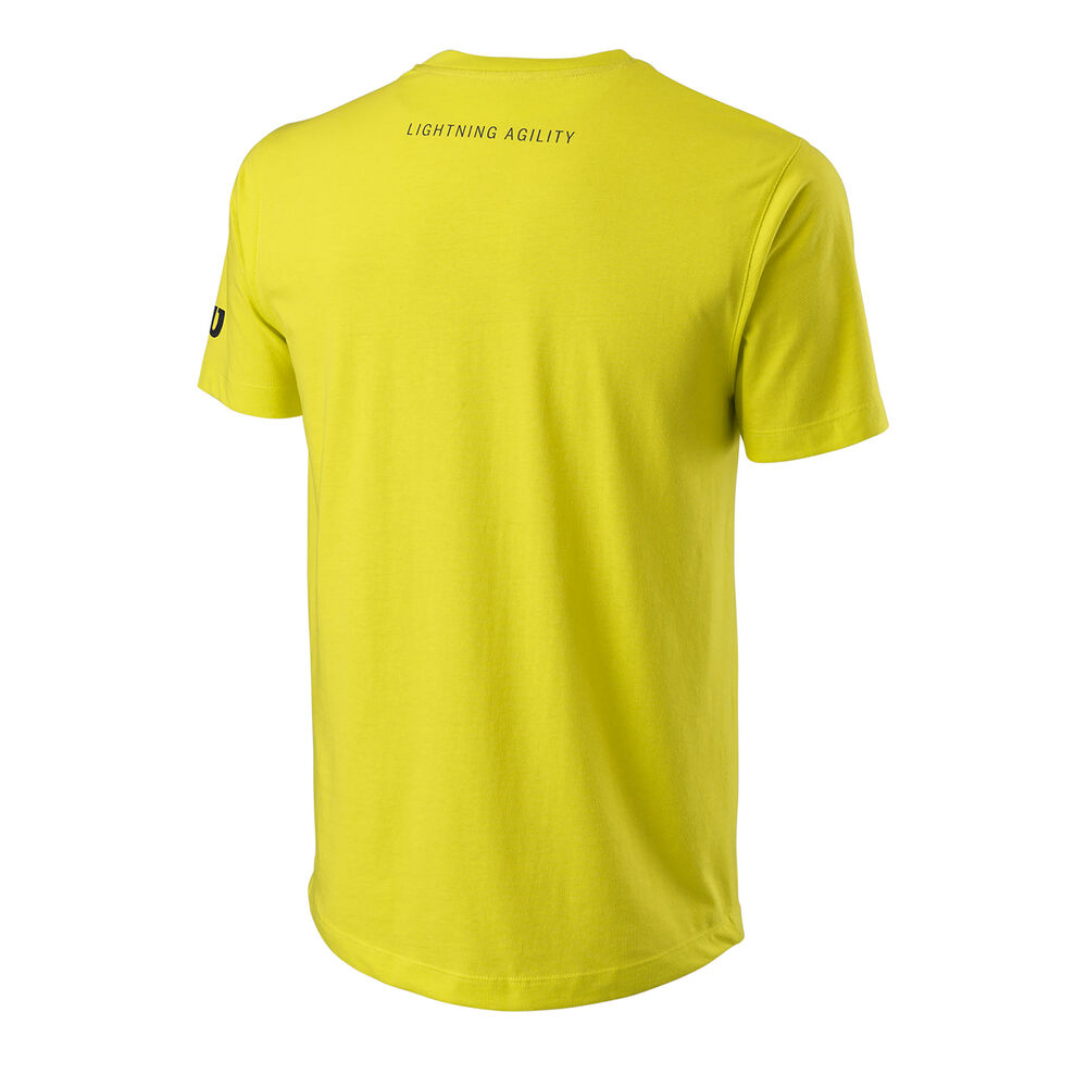 Wilson Kaos Tech T-Shirt Herren in gelb