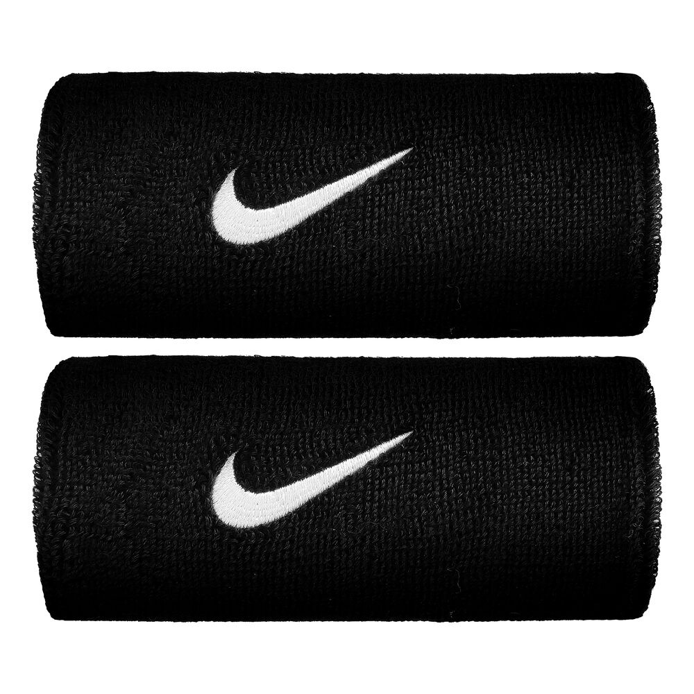 Nike Swoosh Doublewide Schweißband 2er Pack in schwarz, Größe: