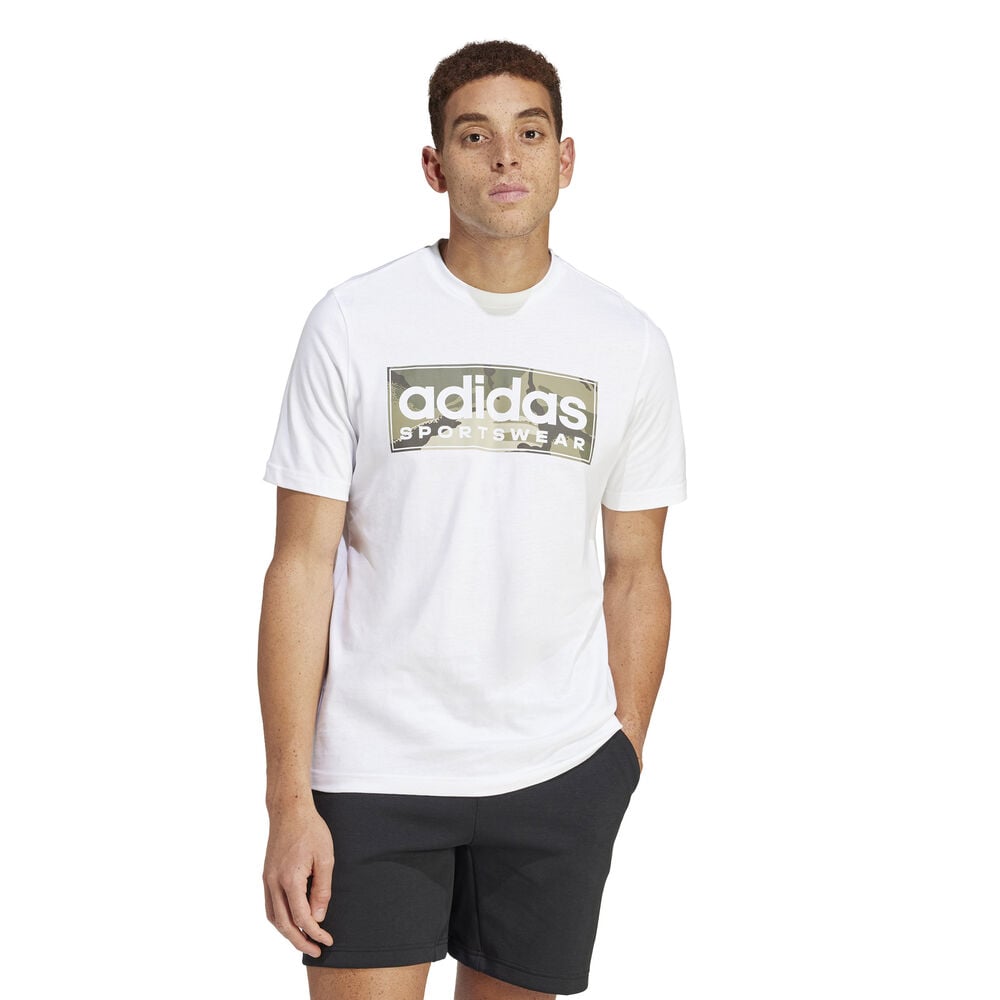 adidas Camo Graphic 2 T-Shirt Herren in weiß, Größe: XL