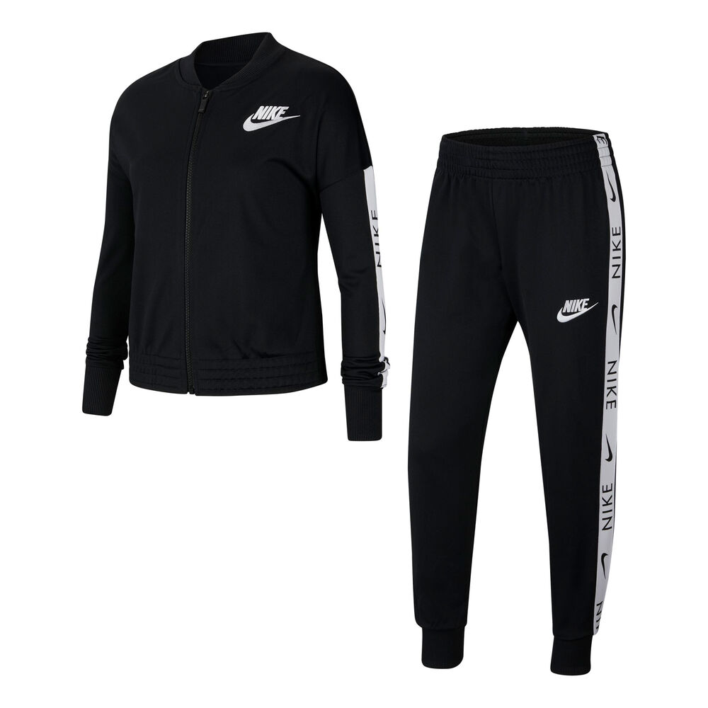 Nike Sportswear Trainingsanzug Mädchen in schwarz, Größe: M