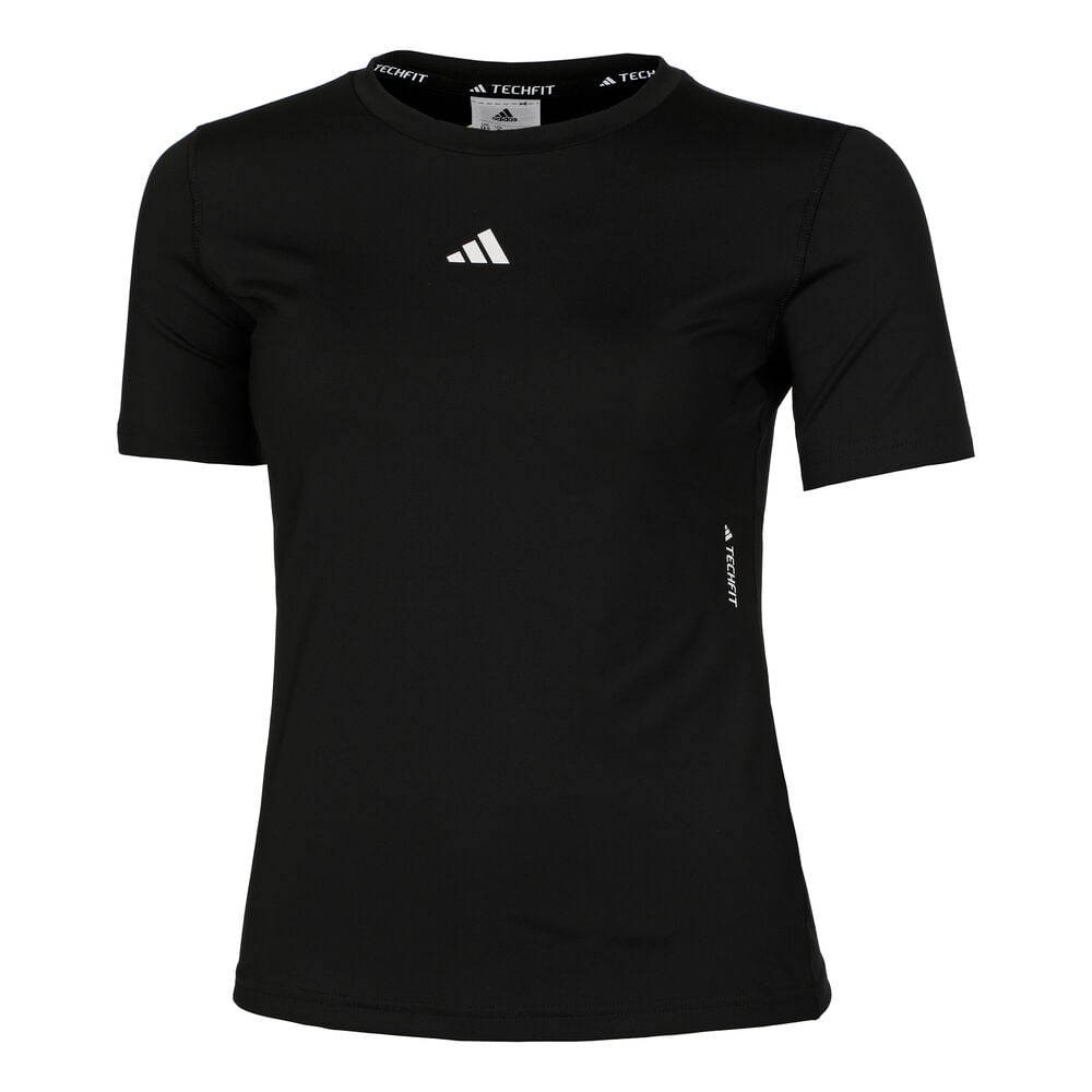 adidas Tech-Fit Train T-Shirt Damen in schwarz, Größe: M