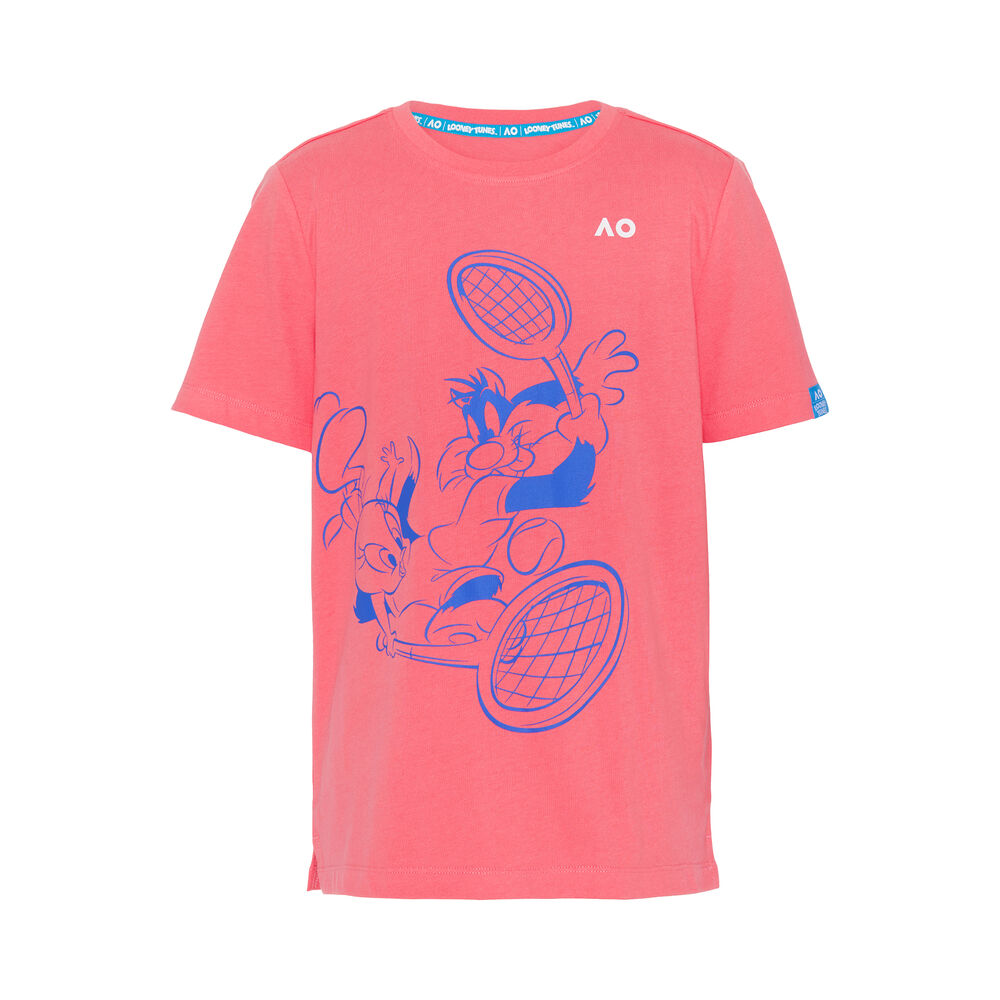 Australian Open AO Tweety And Sylvester T-Shirt Jungen in koralle, Größe: 134