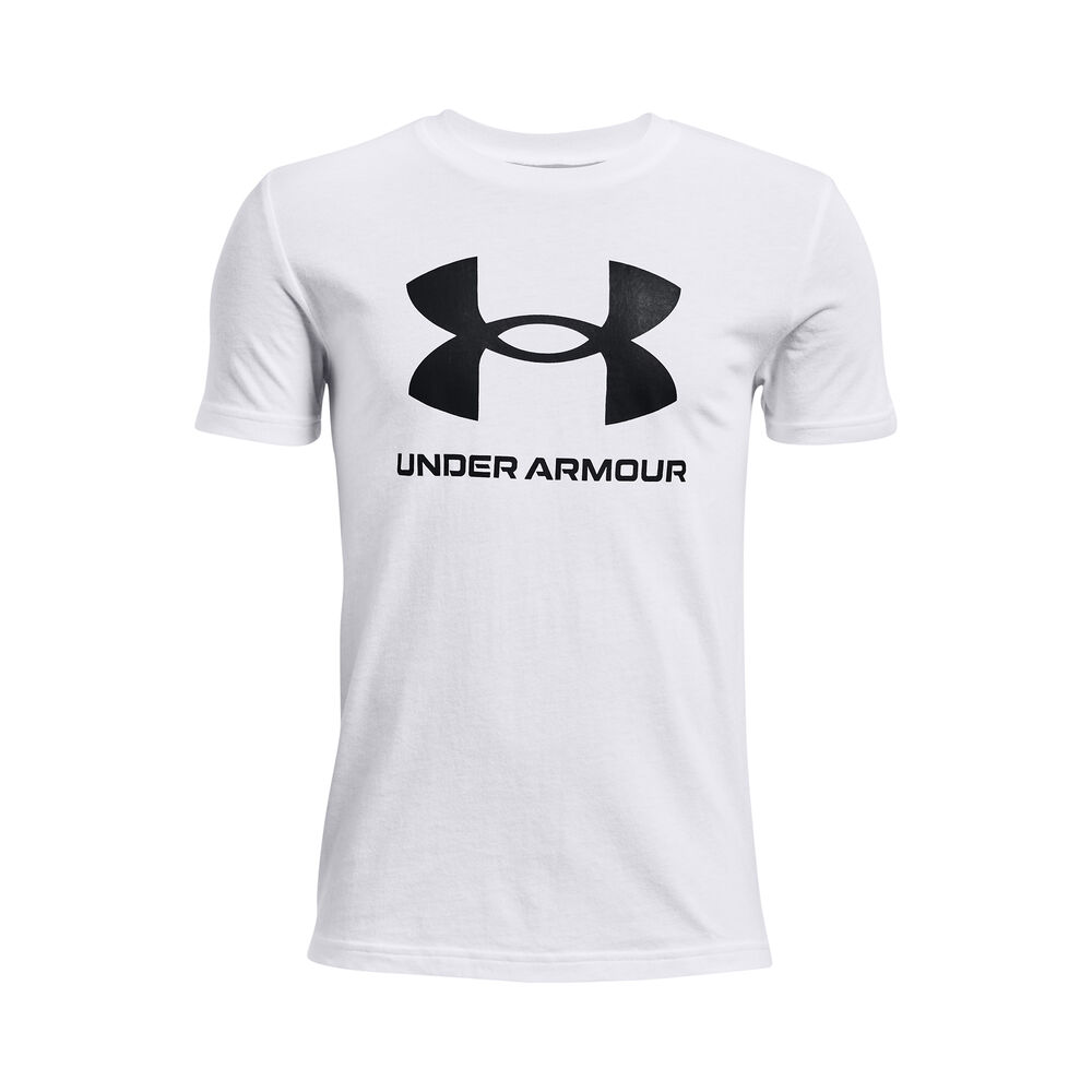 Under Armour Sportstyle Logo T-Shirt Jungen in weiß