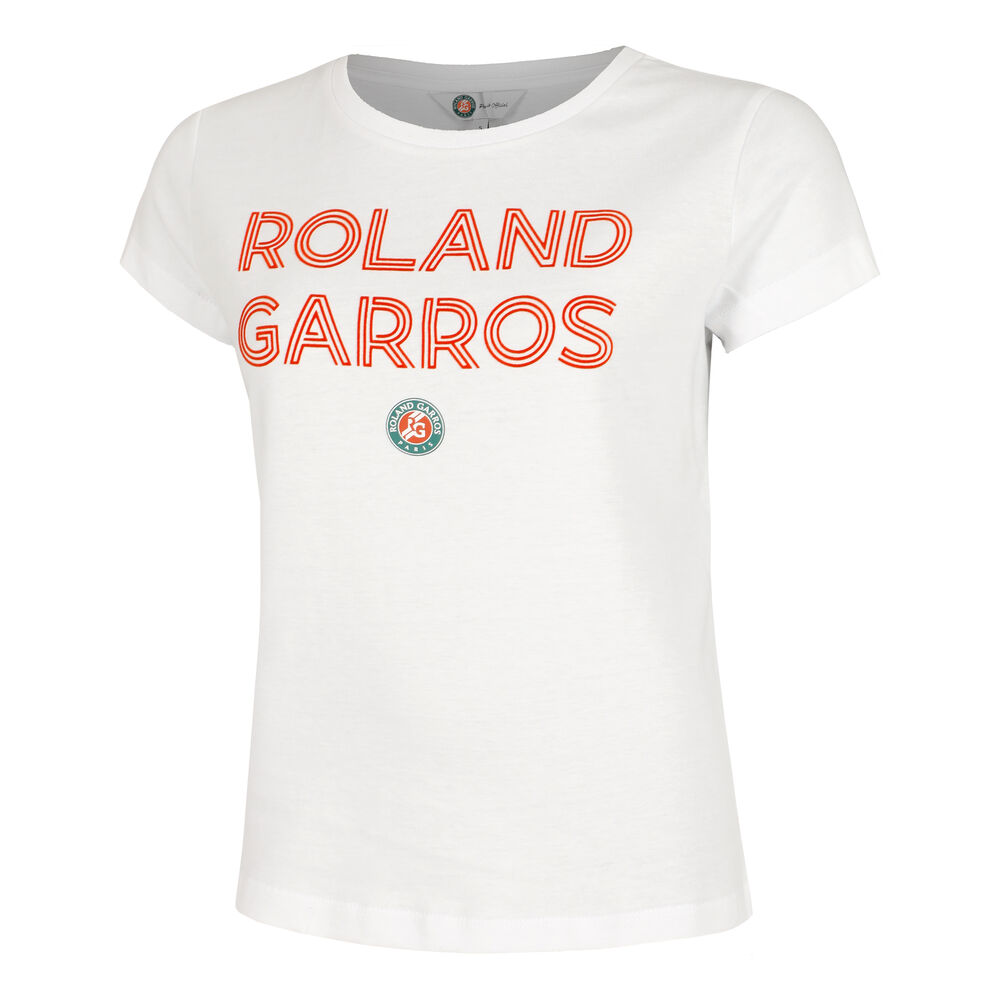 Roland Garros T-Shirt Damen in weiß, Größe: L