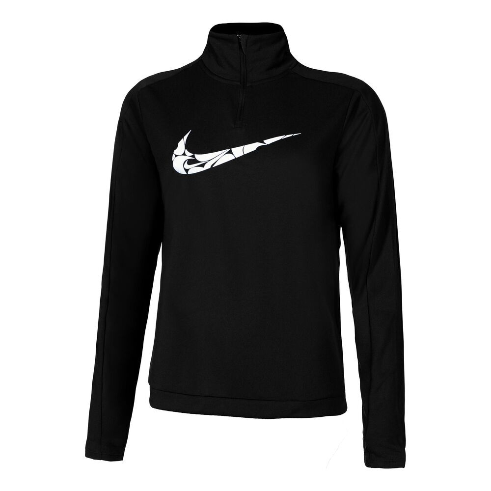 Nike Dri-Fit Pacer 1/2-Zip Midlayer Longsleeve Damen in schwarz, Größe: L