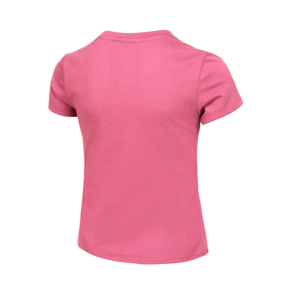 Quiet Please Baseline Logo T-Shirt Mädchen in pink