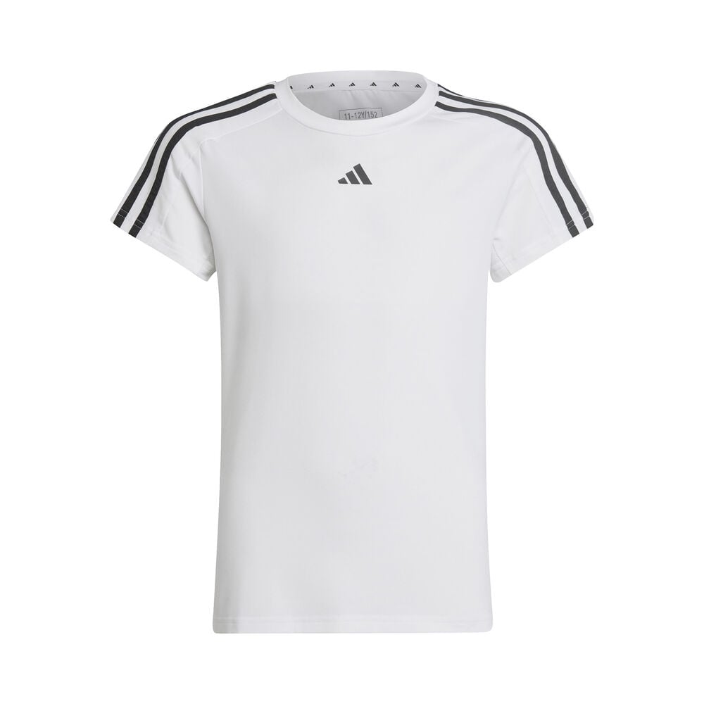 adidas 3-Stripes T-Shirt Mädchen in weiß, Größe: 164