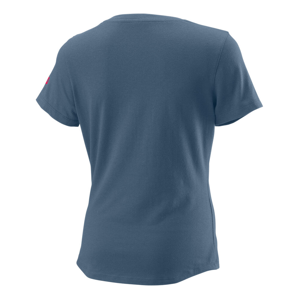 Wilson Love Earth Tech T-Shirt Damen in blau